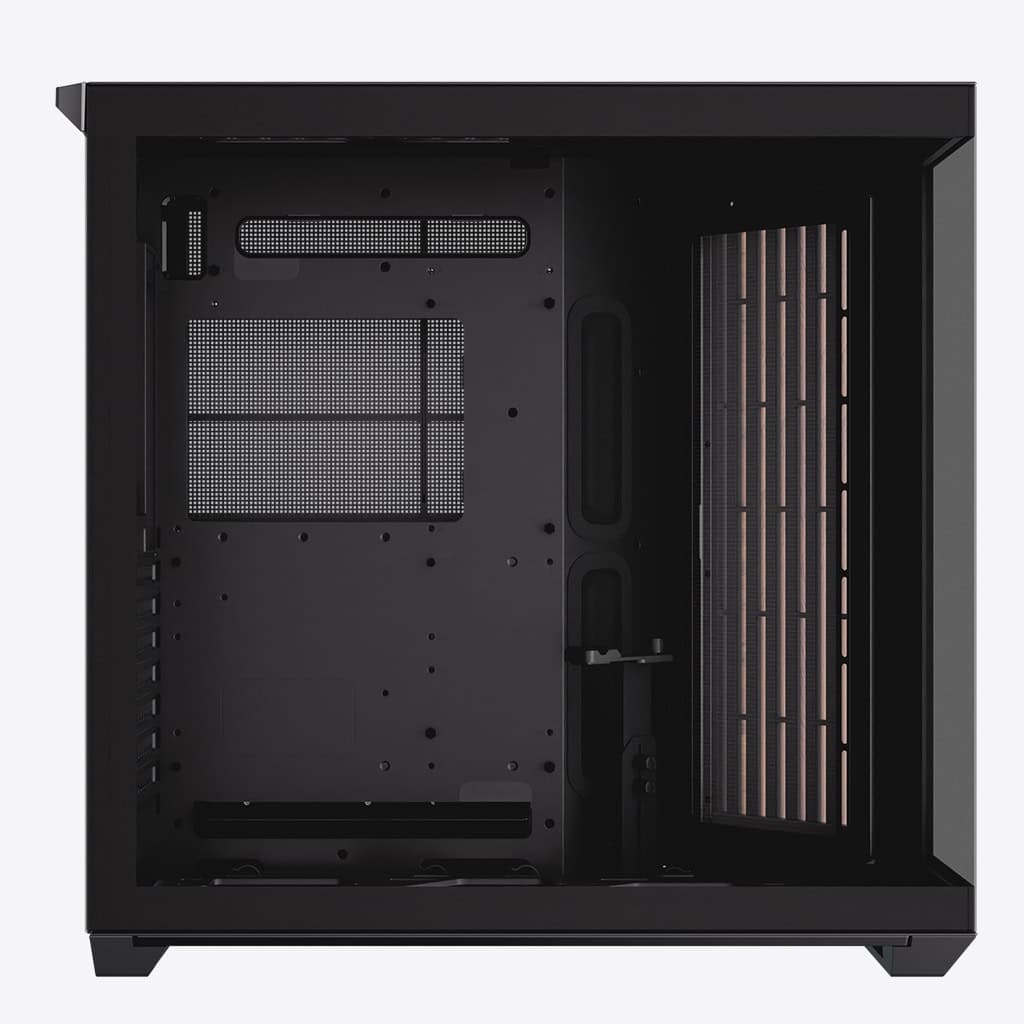 Gabinete APNX V1, ATX - Negro con Panel Madera