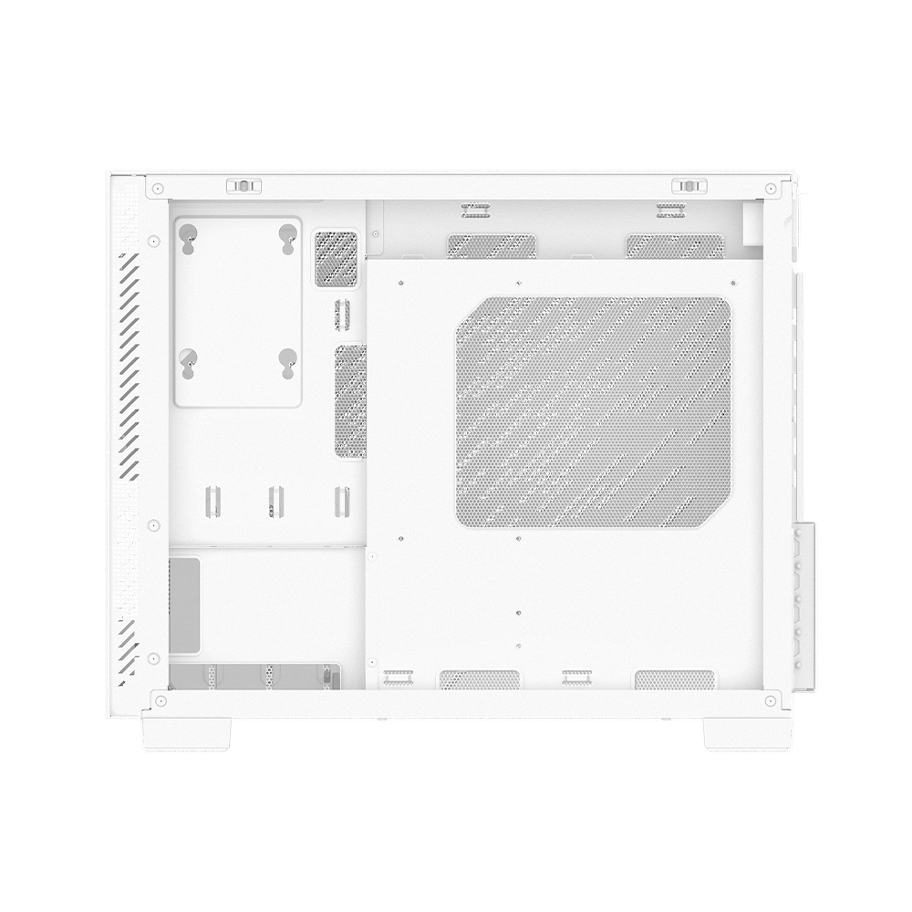 Gabinete XPG Valor Air Nano, Midi-Tower, Micro-ATX/Mini-ITX, Incluye 1 Ventilador, Blanco