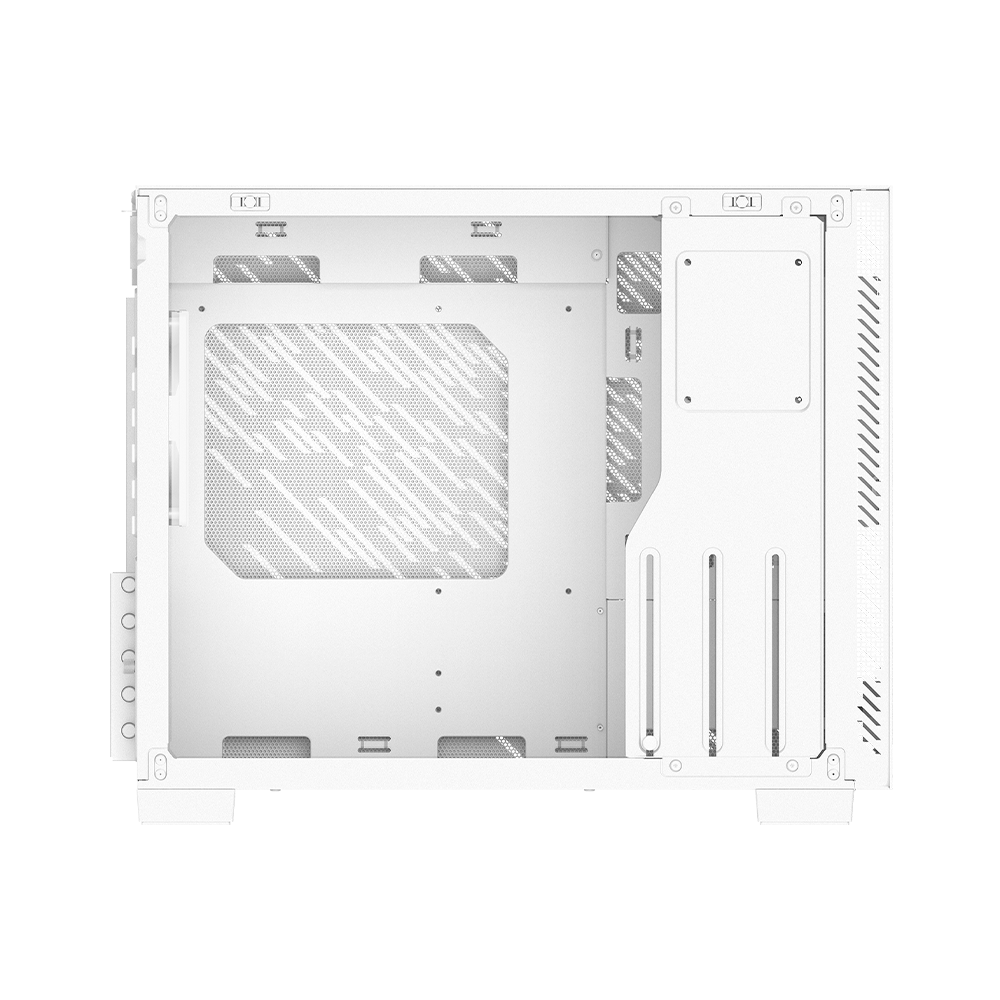 Gabinete XPG Valor Air Nano, Midi-Tower, Micro-ATX/Mini-ITX, Incluye 1 Ventilador, Blanco