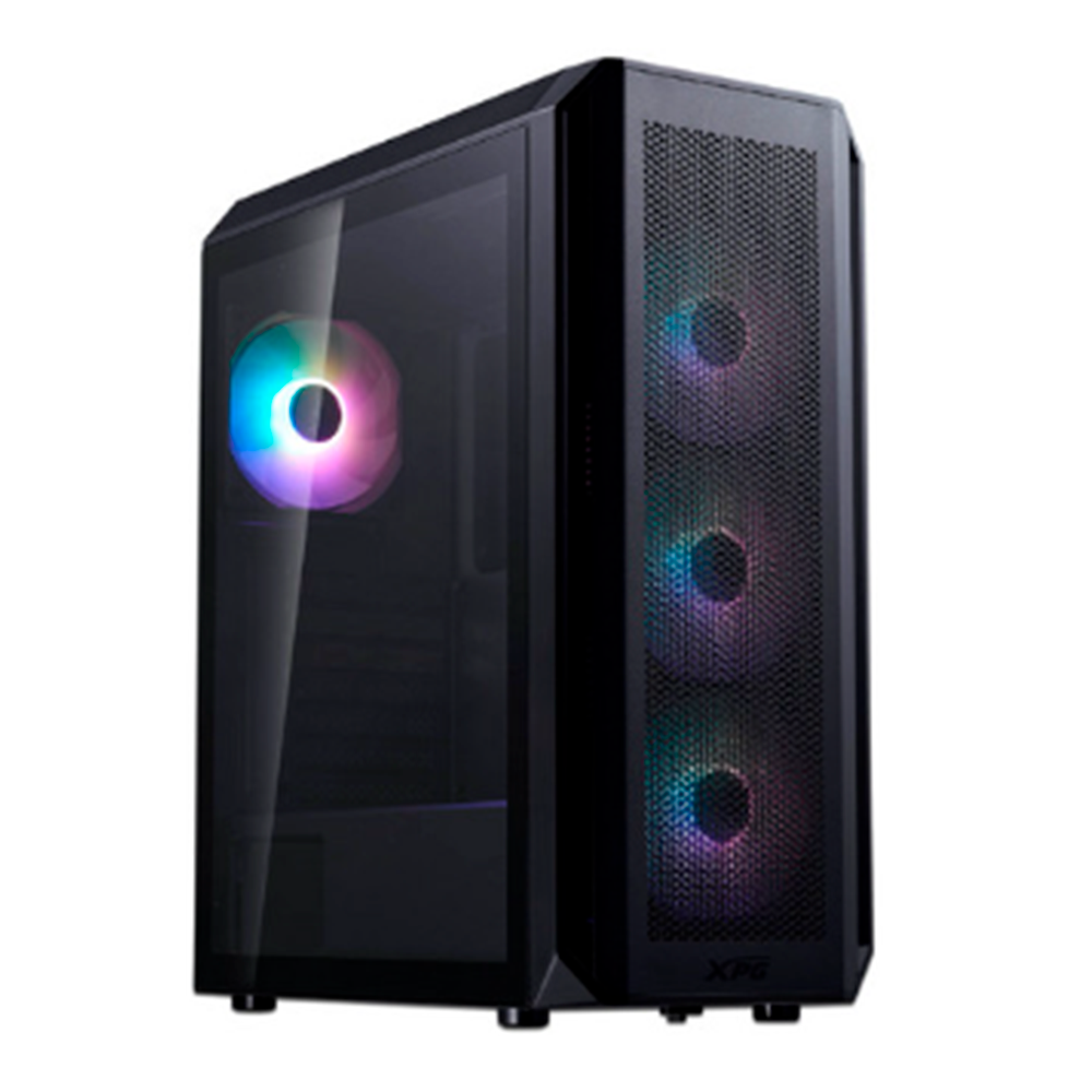 Gabinete XPG Valor Air Plus MTA, Mediatorre, ATX, RGB, Incluye 4 Ventiladores.