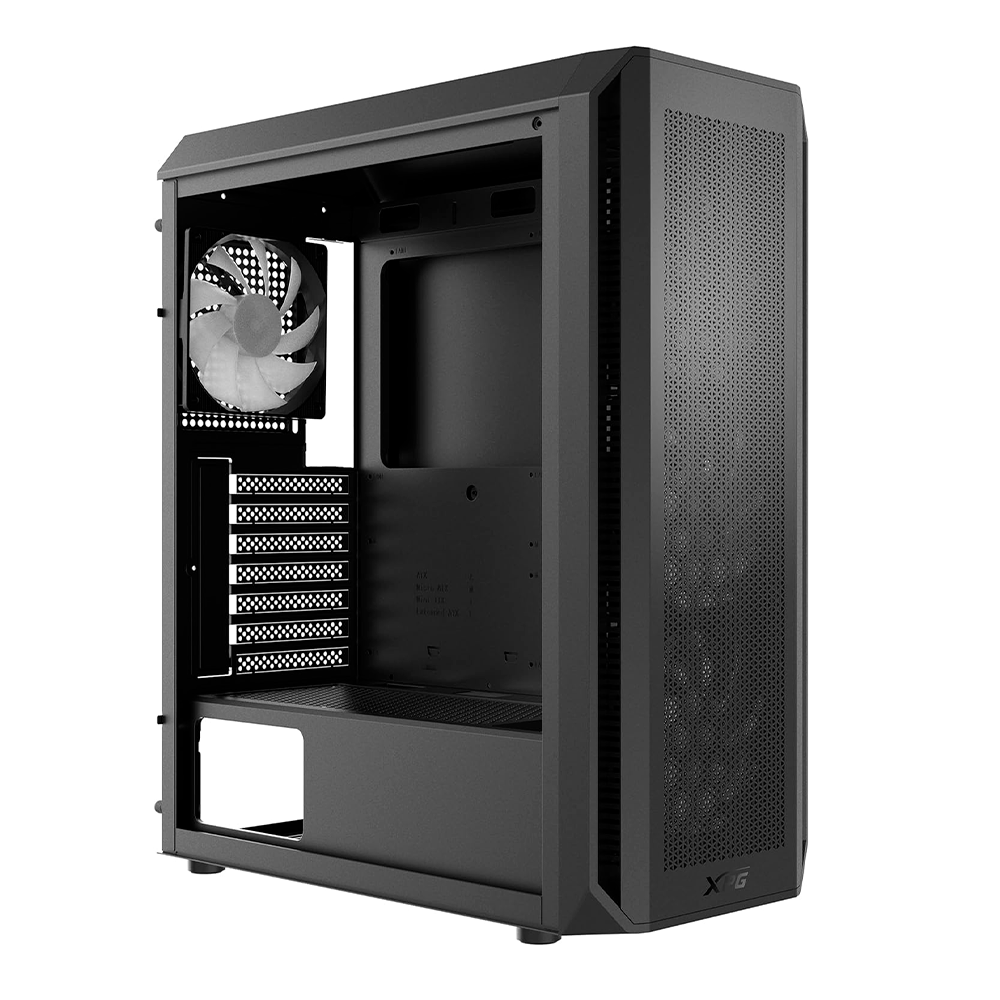 Gabinete XPG Valor Air Plus MTA, Mediatorre, ATX, RGB, Incluye 4 Ventiladores.