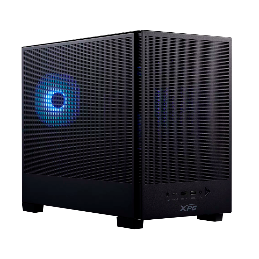 Gabinete XPG Valor Mesh Nano, Micro-ATX, Incluye 1 Ventilador, Negro