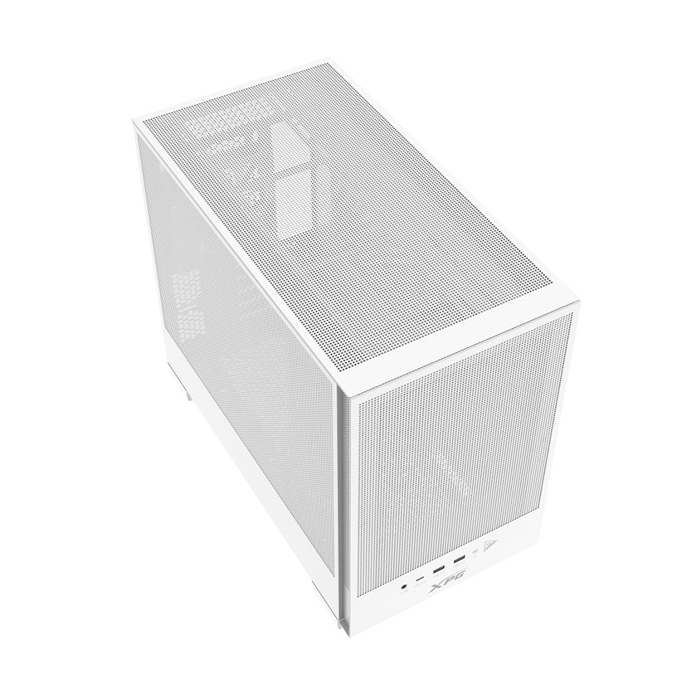 Gabinete XPG VALOR MESH, Micro-ATX, Incluye 1 Ventilador, Blanco