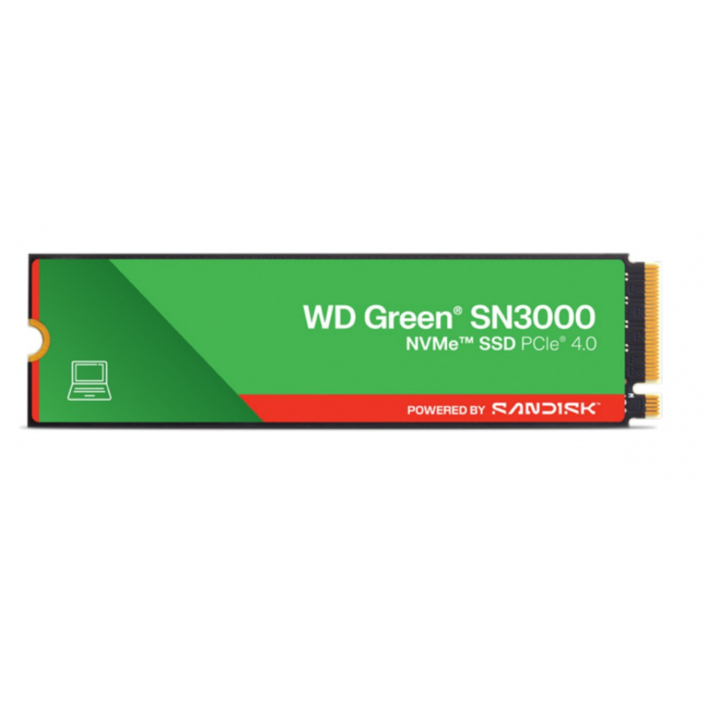 Unidad SSD WD SN3000 NVMe, 1TB, M.2, 4200 MB/s Escritura, 5000 MB/s Lectura, PCI Express 4.0