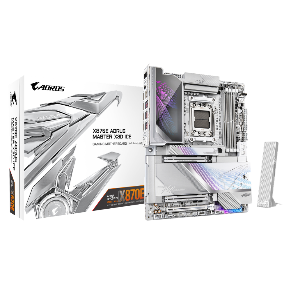 Tarjeta Madre Gigabyte X870E A Master X Ice, Socket AM5