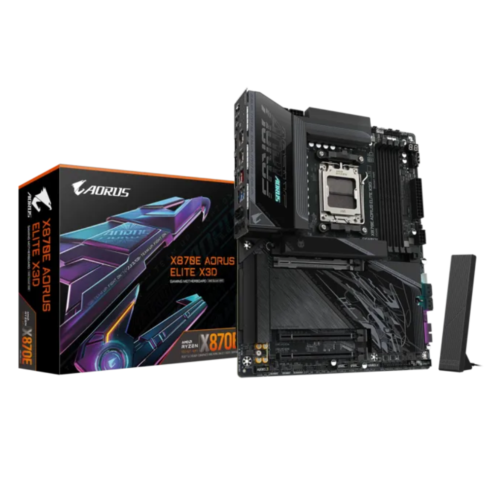 Tarjeta Madre Gigabyte X870E A Elite X, Socket AM5, 4*DDR5, WiFi, ATX