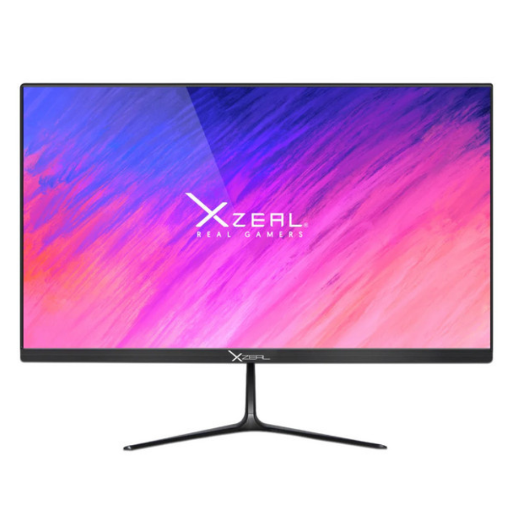 Monitor Led Xzeal XST580-1 21.5", 1920x1080 Full Hd, Plano, Negro.