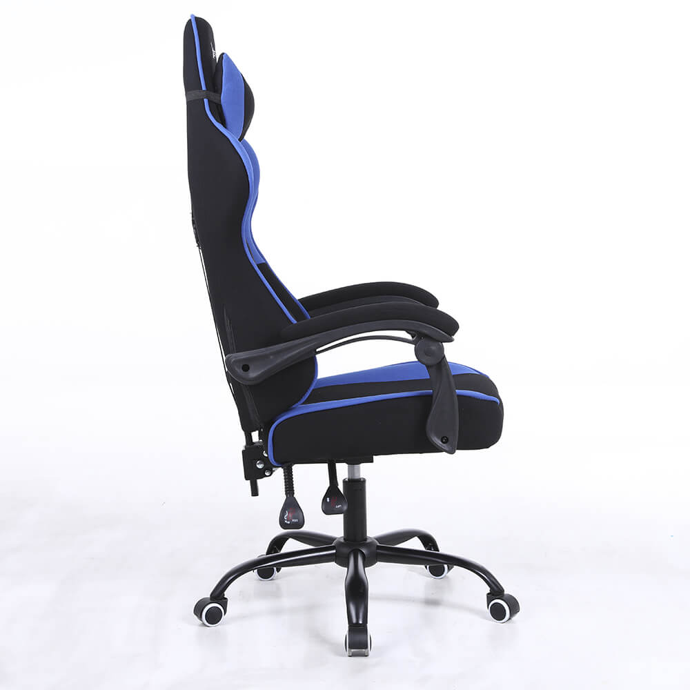 Silla Gamer Xzeal Tela, Reclinable 140°, Hasta 115kg, Negro/Azul