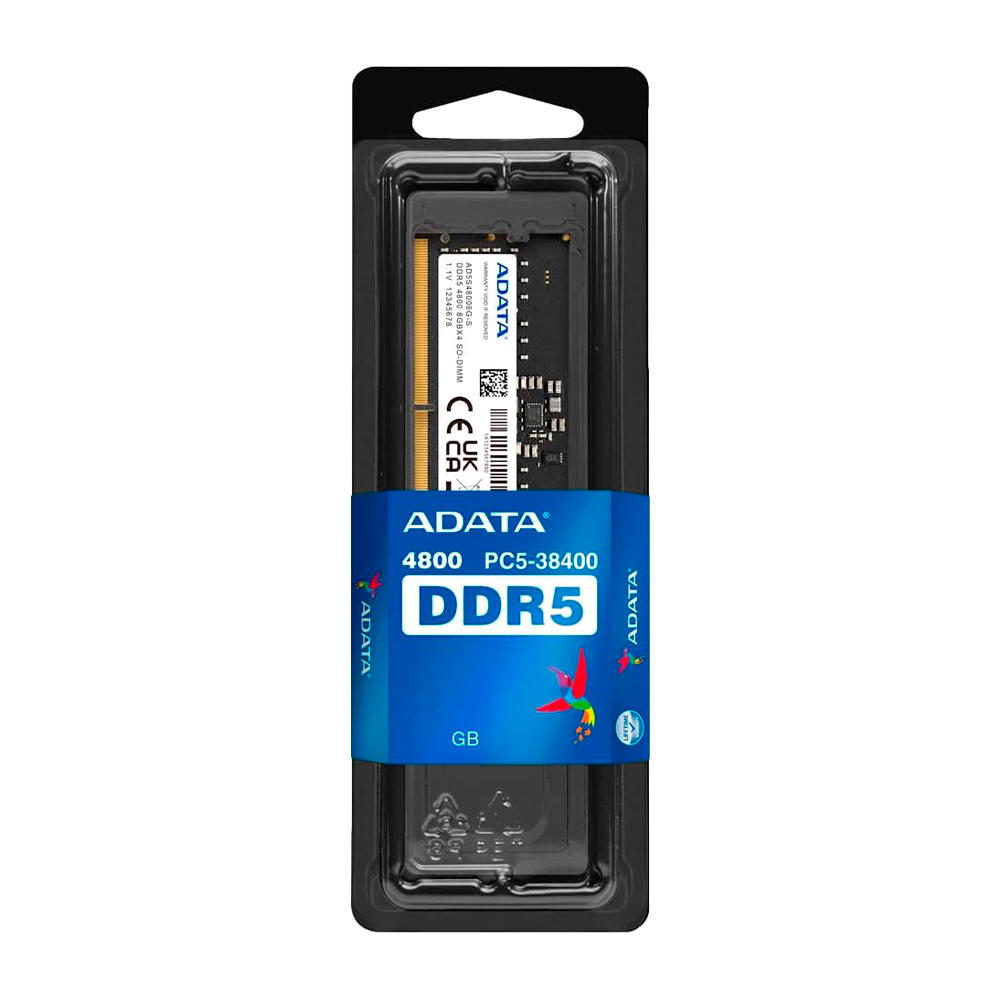 Memoria RAM Adata AD5S48008G-S DDR5, 8GB, 4800MHz