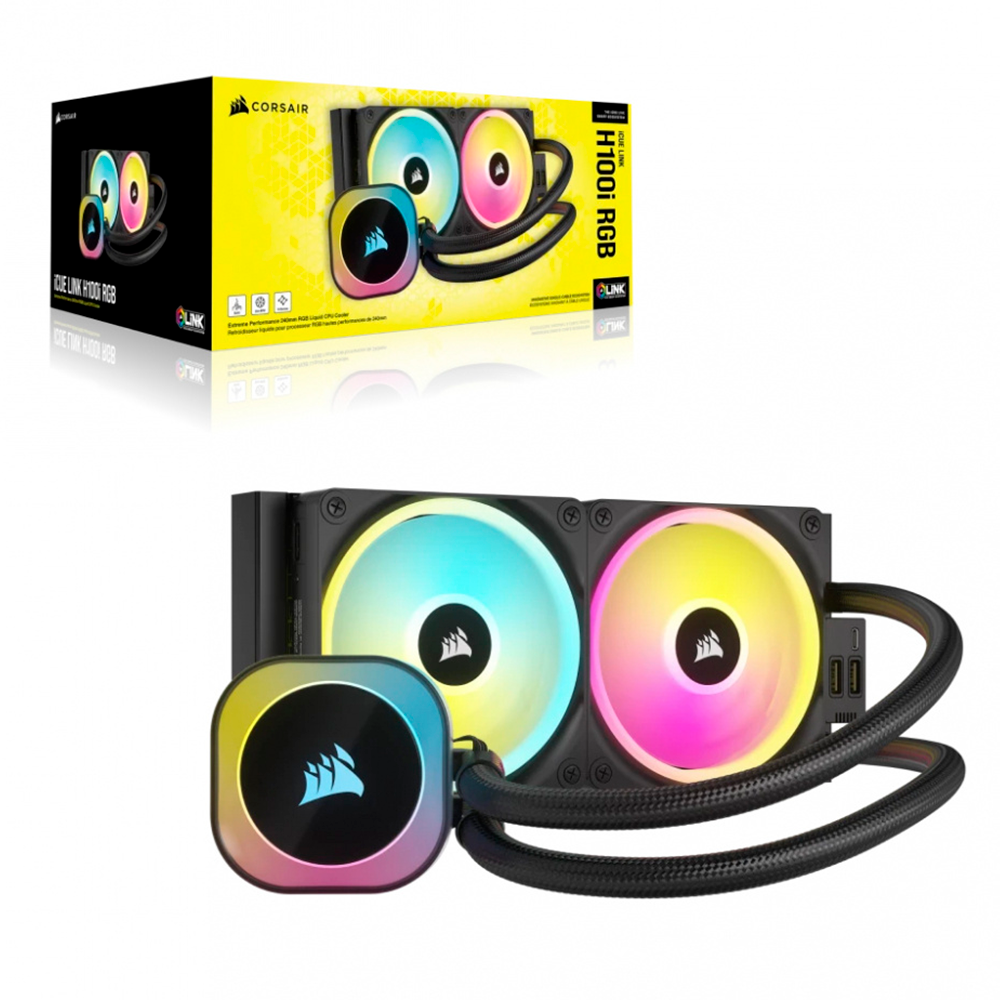 Enfriamiento Liquido AIO Corsair iCUE LINKH100I RGB 240MM