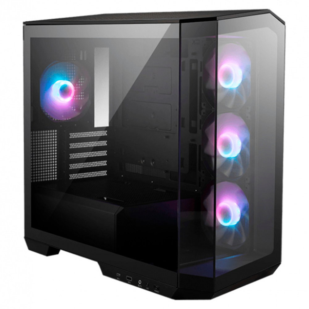 Gabinete MSI MAG PANO M100R PZ - Micro ATX - Negro