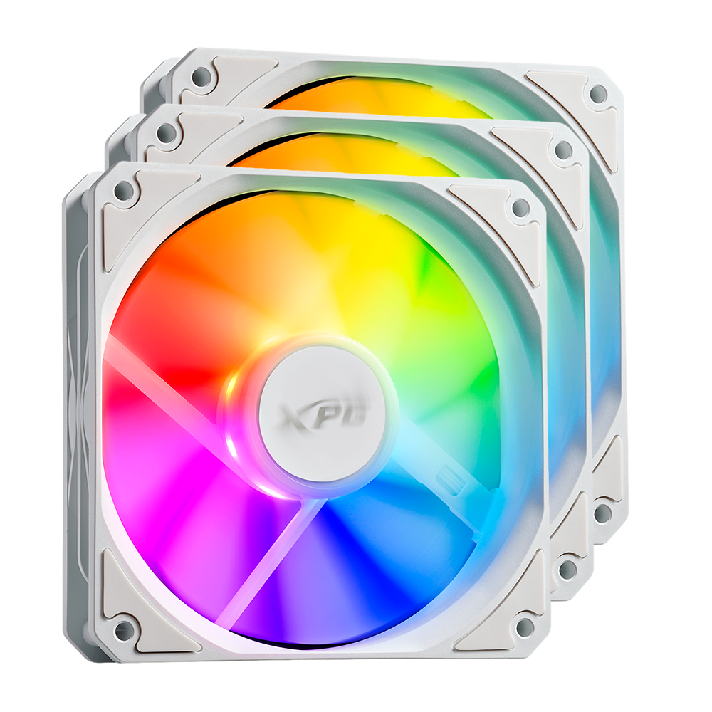 Kit de Ventiladores ADATA XPG Vento R 120mm ARGB Blanco