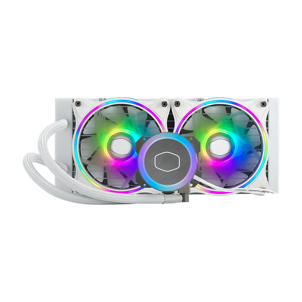 Enfriamiento Liquido Cooler Master MasterLiquid L240 Illusion 240mm ARGB - Blanco