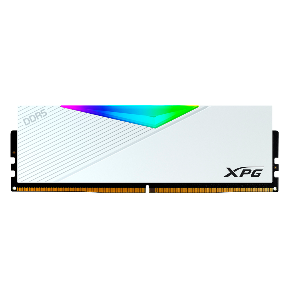 Kit de Memoria RAM DIMM ADATA XPG Lancer RGB DDR5 64GB 2x32 GB 6400 Mts CL32 Blanca