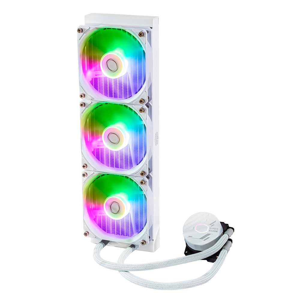 Enfriamiento Liquido Cooler Master MasterLiquid 360L Core V2 360mm ARGB - Blanco