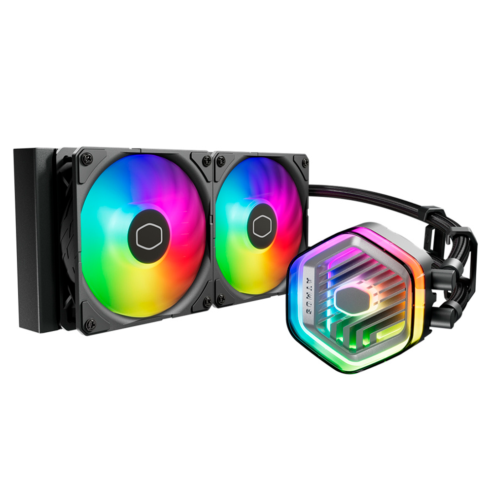 Enfriamiento Liquido AIO COOLER MASTER Master Liquid 240 Atmos, 2x120mm