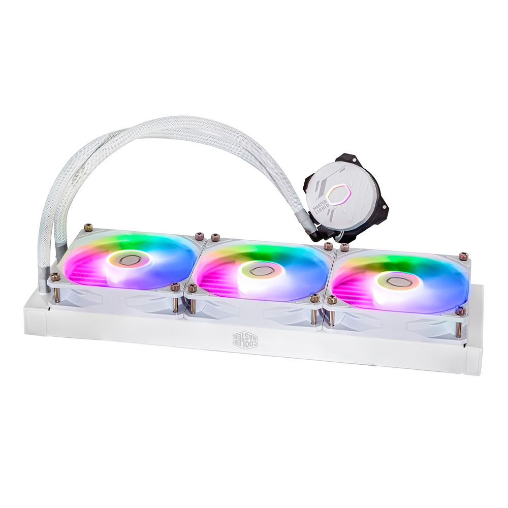 Enfriamiento Liquido Cooler Master MasterLiquid 360L Core V2 360mm ARGB - Blanco