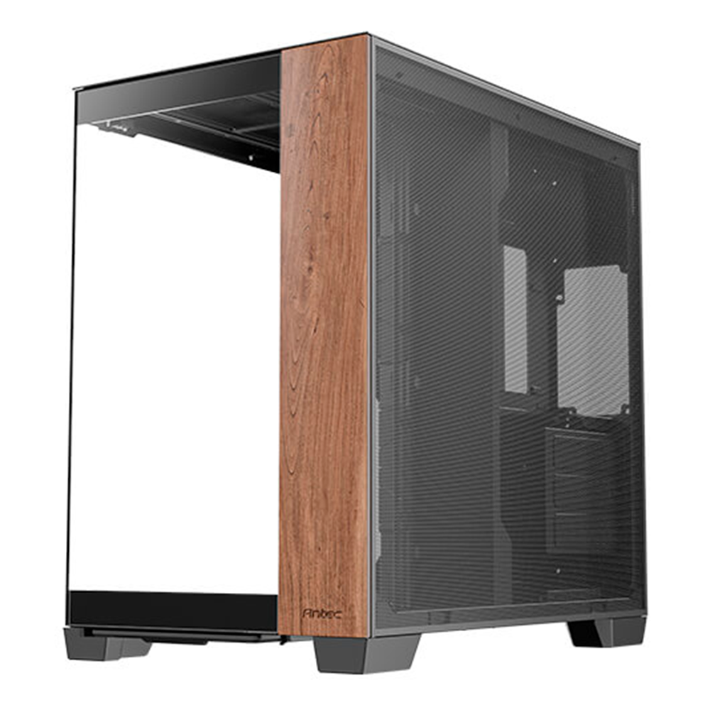 Gabinete Antec Constellation C8 WOOD ATX, Negro
