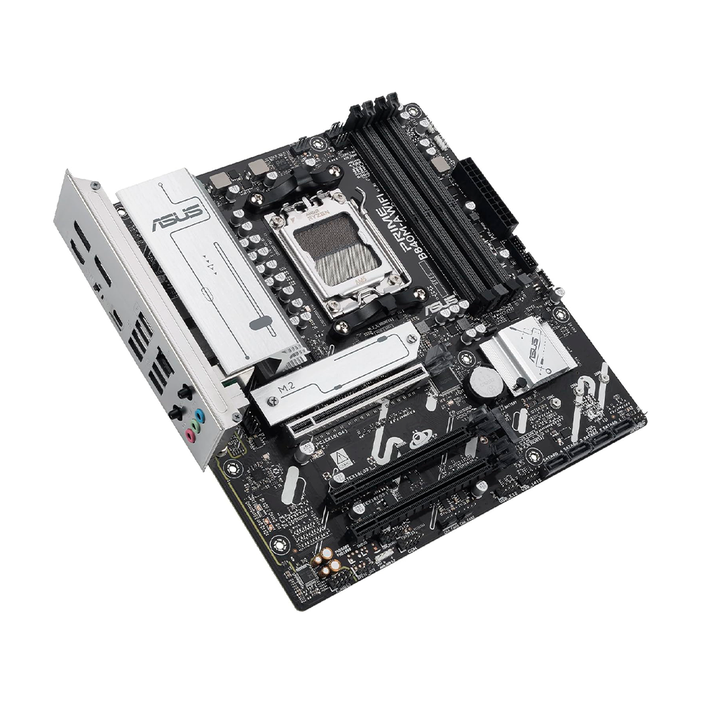 Tarjeta Madre ASUS PRIME B840M-A WIFI - AM5 - Micro ATX- Compatible con DDR5