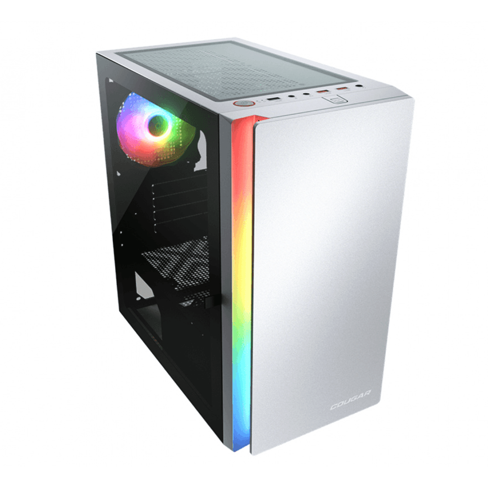 Gabinete Cougar Purity RGB - Micro ATX - Blanco