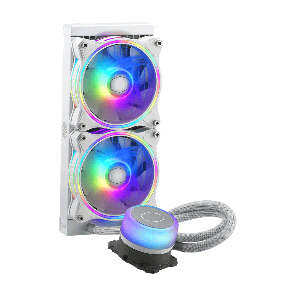 Enfriamiento Liquido Cooler Master MasterLiquid L240 Illusion 240mm ARGB - Blanco