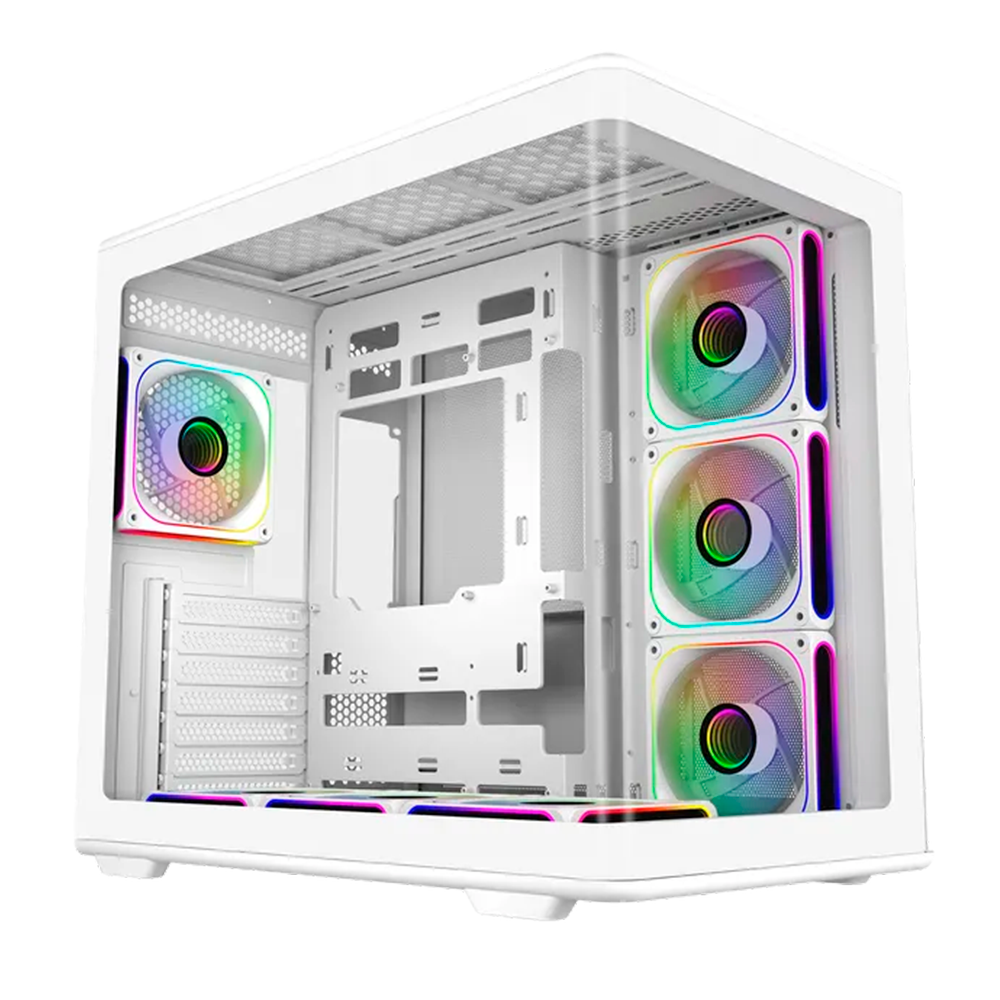 Gabinete Cooler Master Elite 600 Blanco, ATX