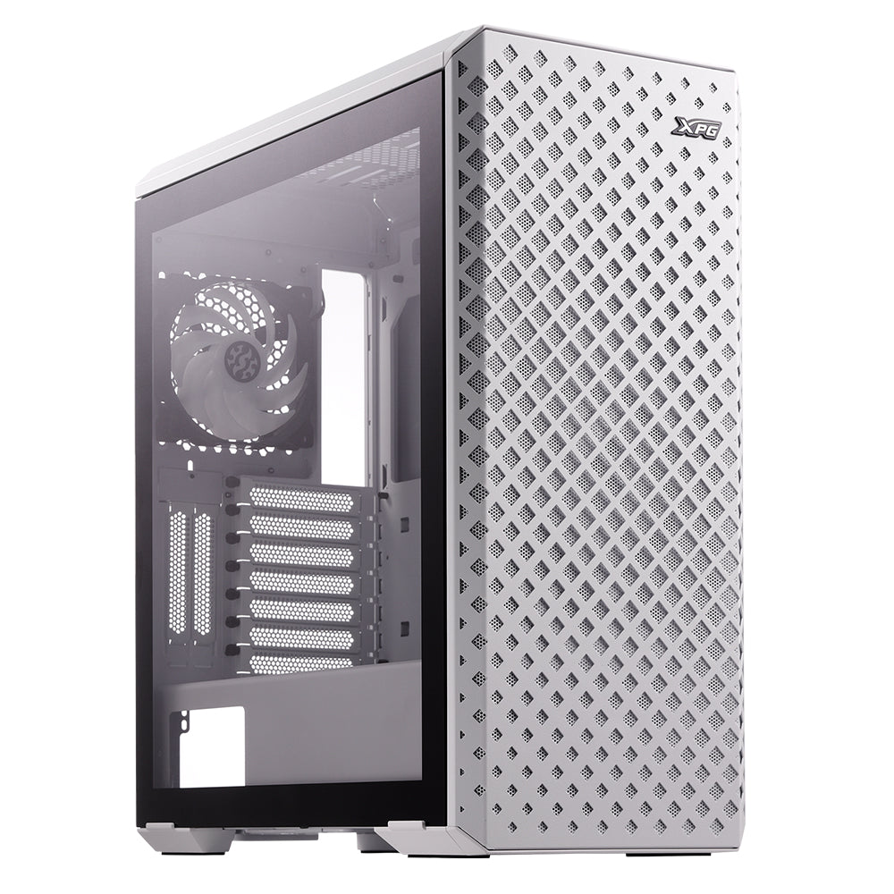 Gabinete ADATA XPG Defender Pro Panel Vidrio Templado | ATX | 3 Ventiladores RGB | Blanco