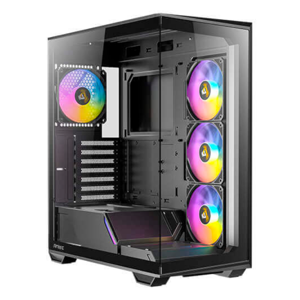 Gabinete Antec Constellation C3 ARGB ATX, Incluye 4 Ventiladores, Negro