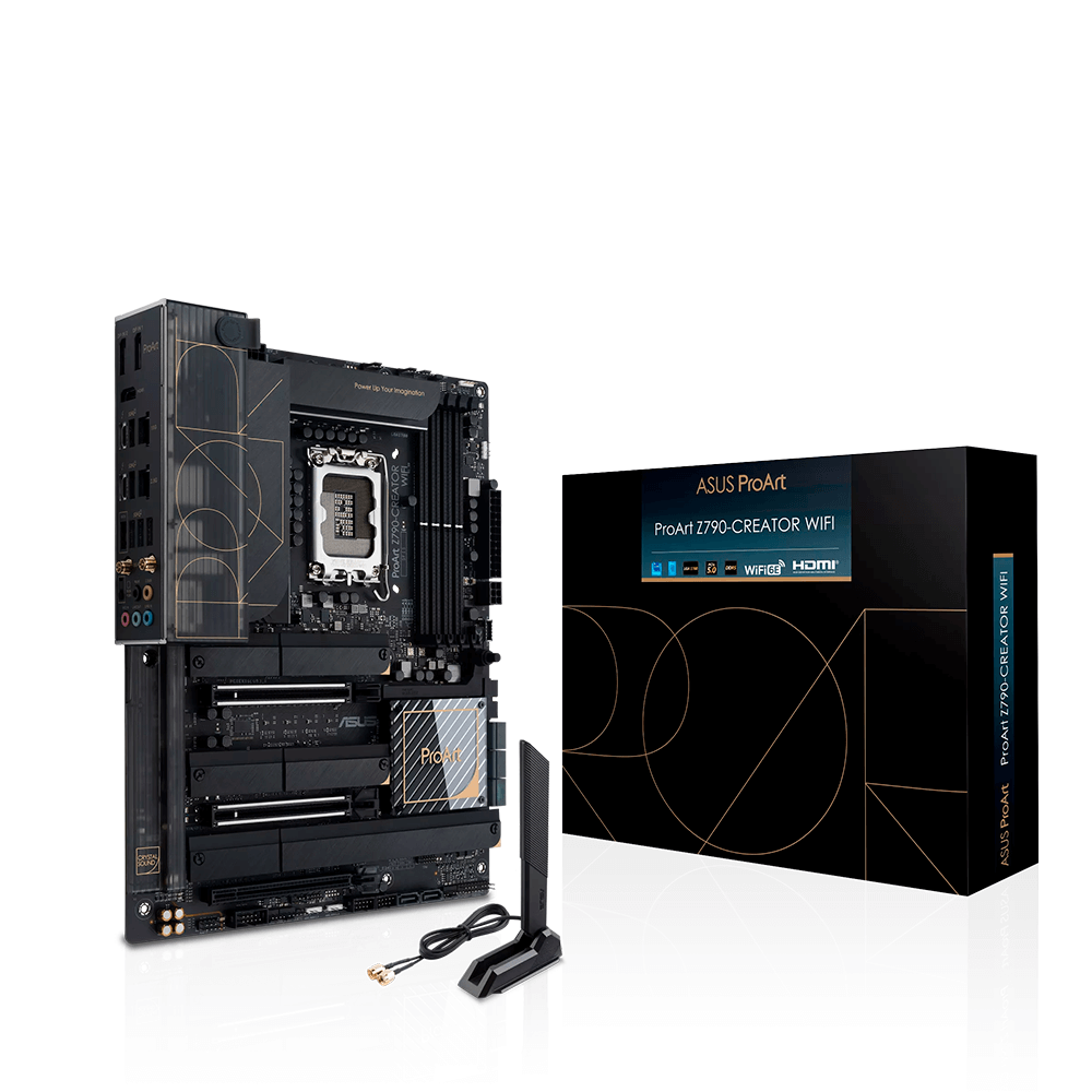 Tarjeta Madre ASUS PROART Z790-CREATOR WIFI, LGA 1700, ATX, Compatible con DDR5