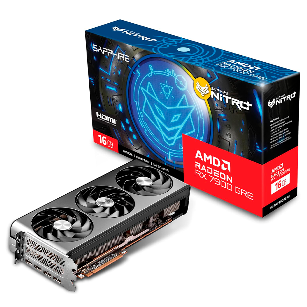 Tarjeta de Video Sapphire Nitro+ AMD Radeon RX 7900 GRE - 16GB