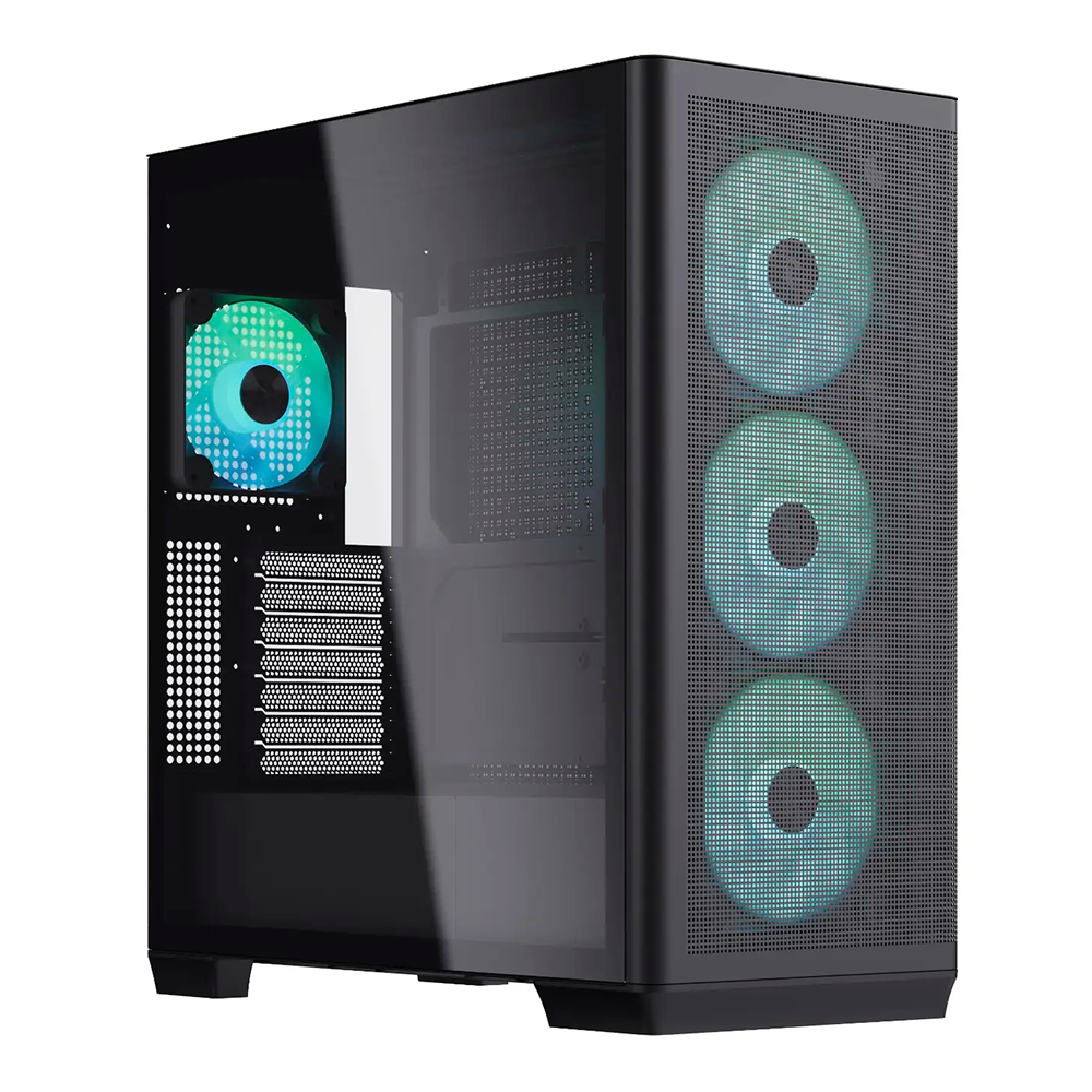 Gabinete APNX C1 ARGB - ATX - Negro