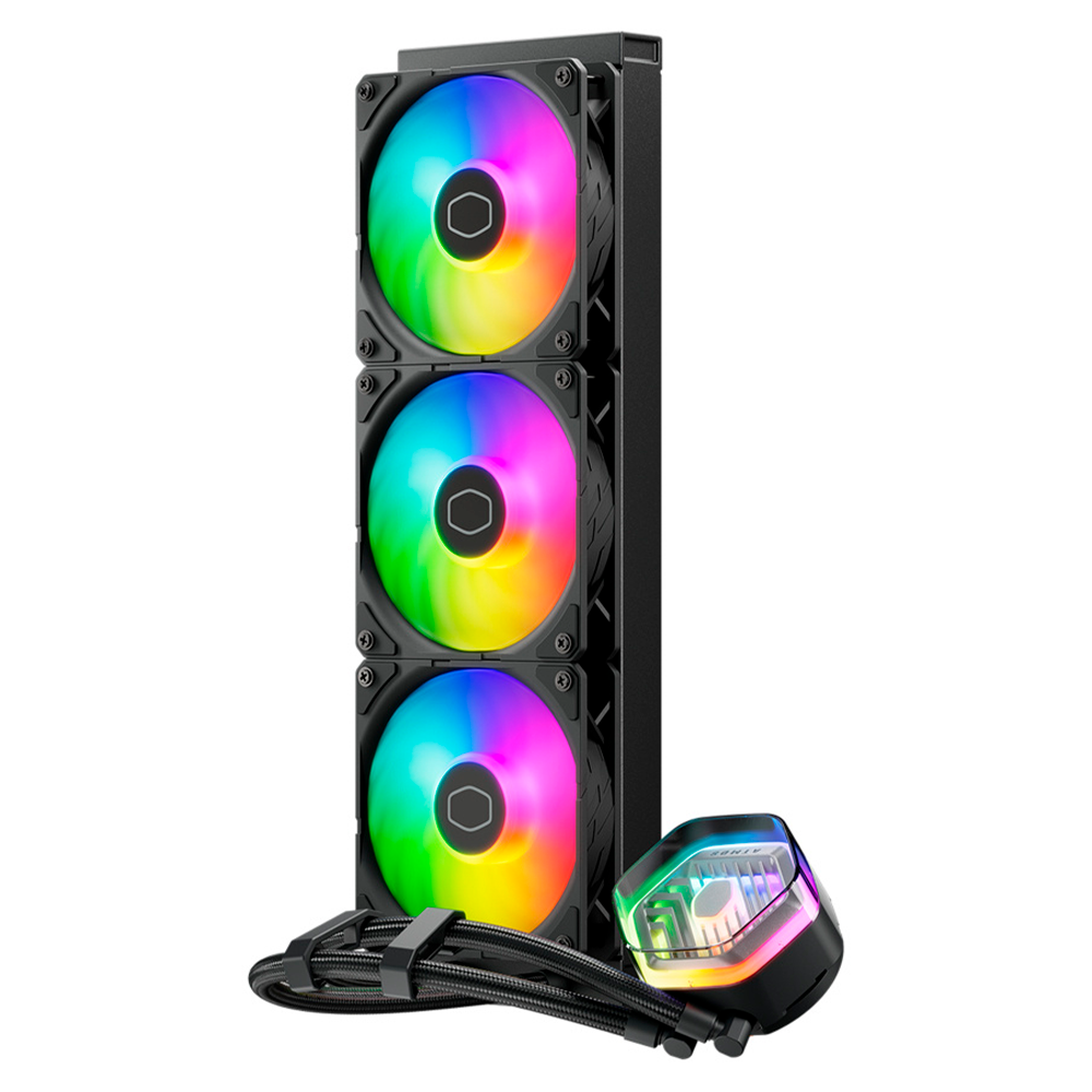 Enfriamiento Liquido AIO Cooler Master MasterLiquid 360 Atmos, 3x 120mm, 690 - 2500RPM