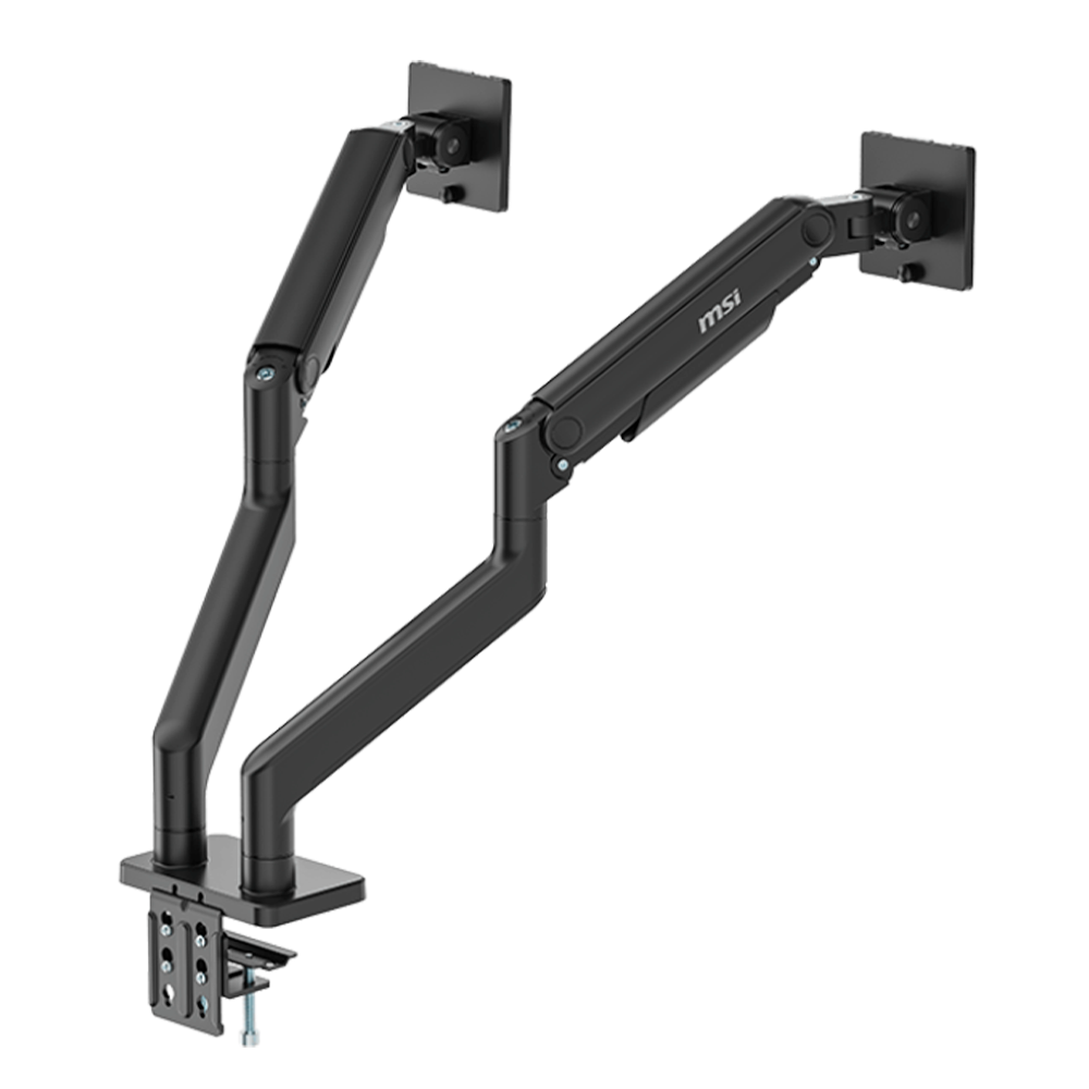 Soporte para Monitor MSI (MAG MT201D) Doble Monitor, 17"-45", 20Kg, Negro