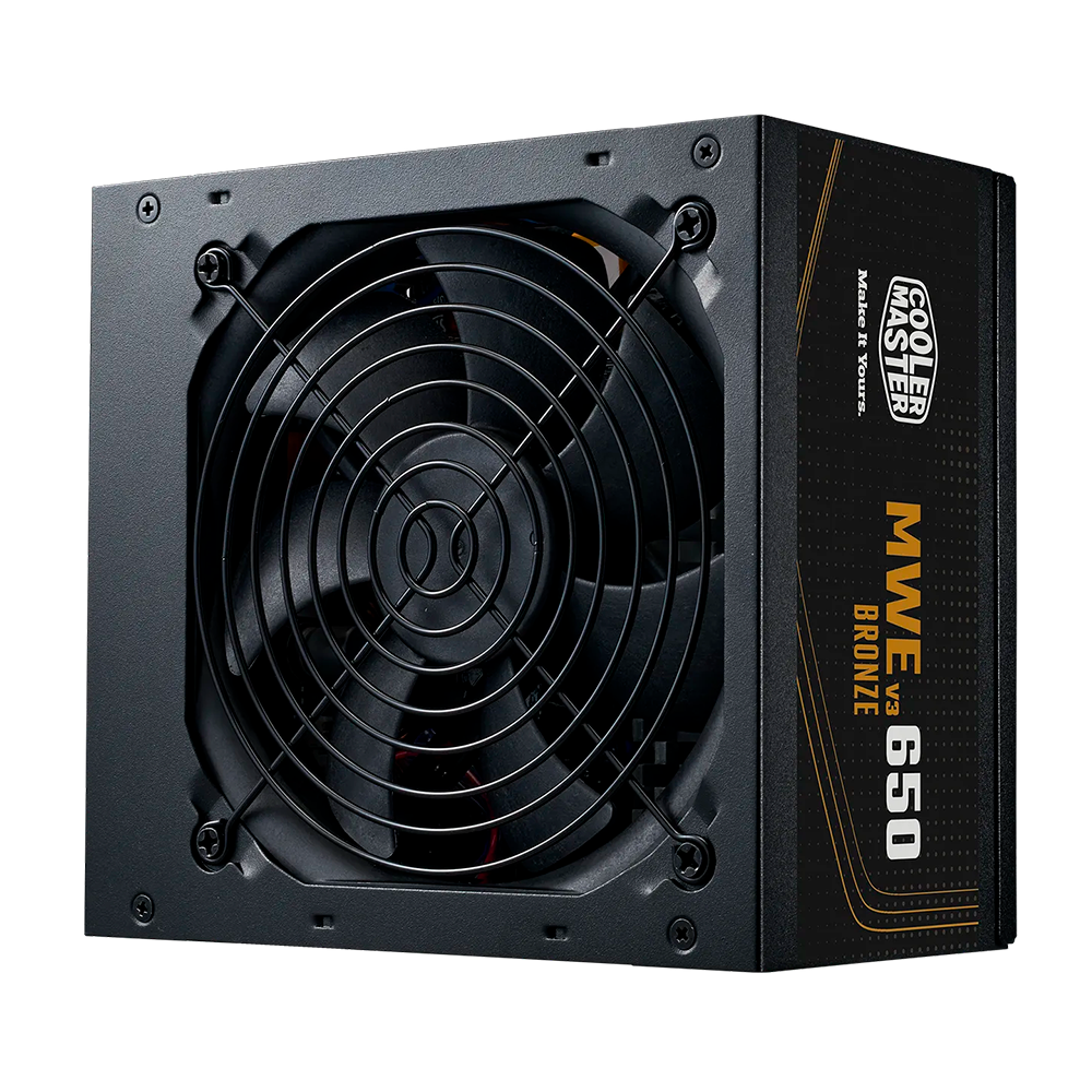 Fuente de Poder Cooler Master MWE 650W BRONZE V3 80 PLUS Bronze