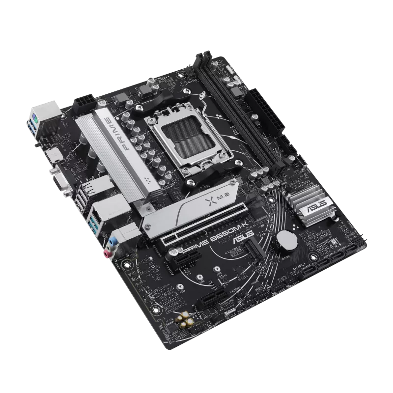 Tarjeta Madre ASUS PRIME B650M-K- S-AM5- Micro ATX- Compatible con DDR5