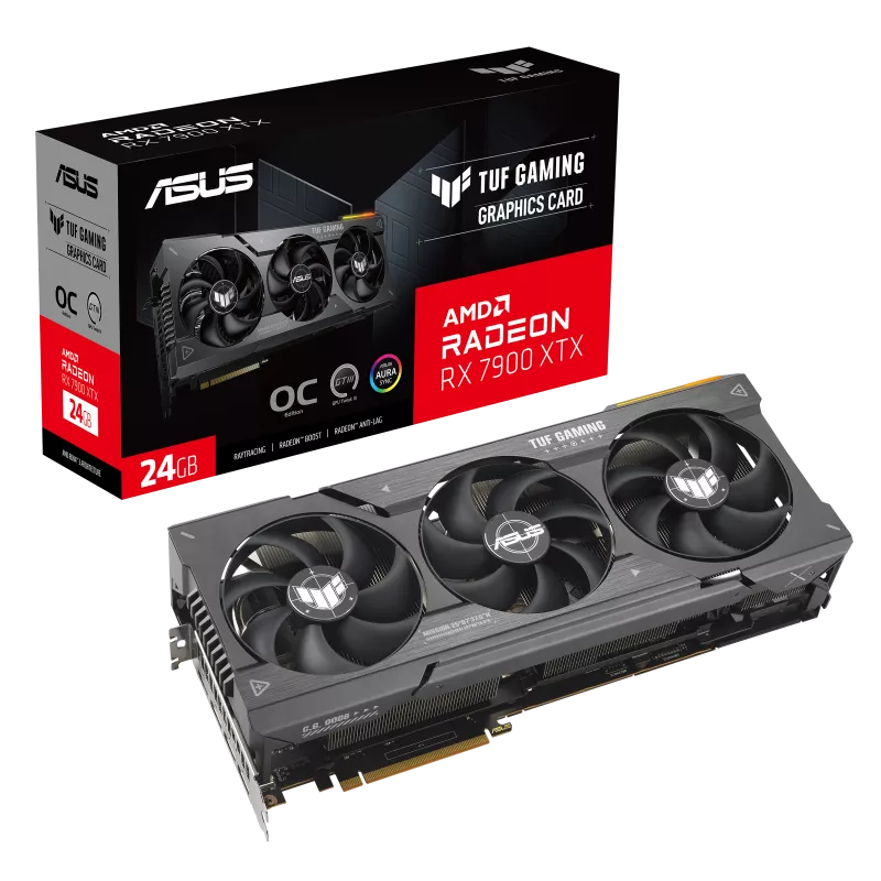 Tarjeta de Video ASUS TUF Gaming Radeon RX 7900 XTX OC Edition 24GB