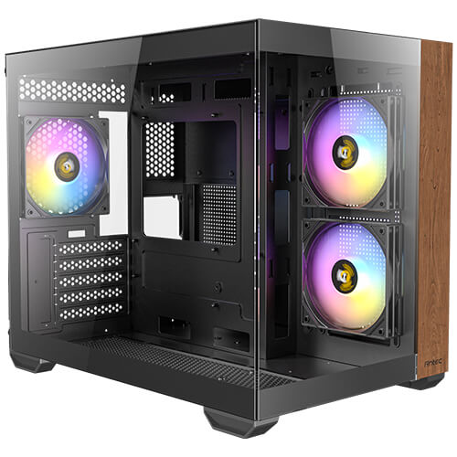 Gabinete Antec CX600M Wood ARGB- Micro ATX