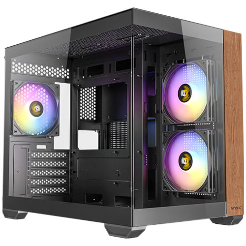 Gabinete Antec CX600M Wood ARGB- Micro ATX