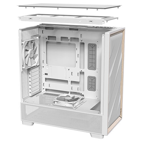 Gabinete Antec FLUX WHITE- E-ATX- Blanco