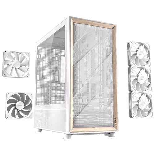 Gabinete Antec FLUX WHITE- E-ATX- Blanco