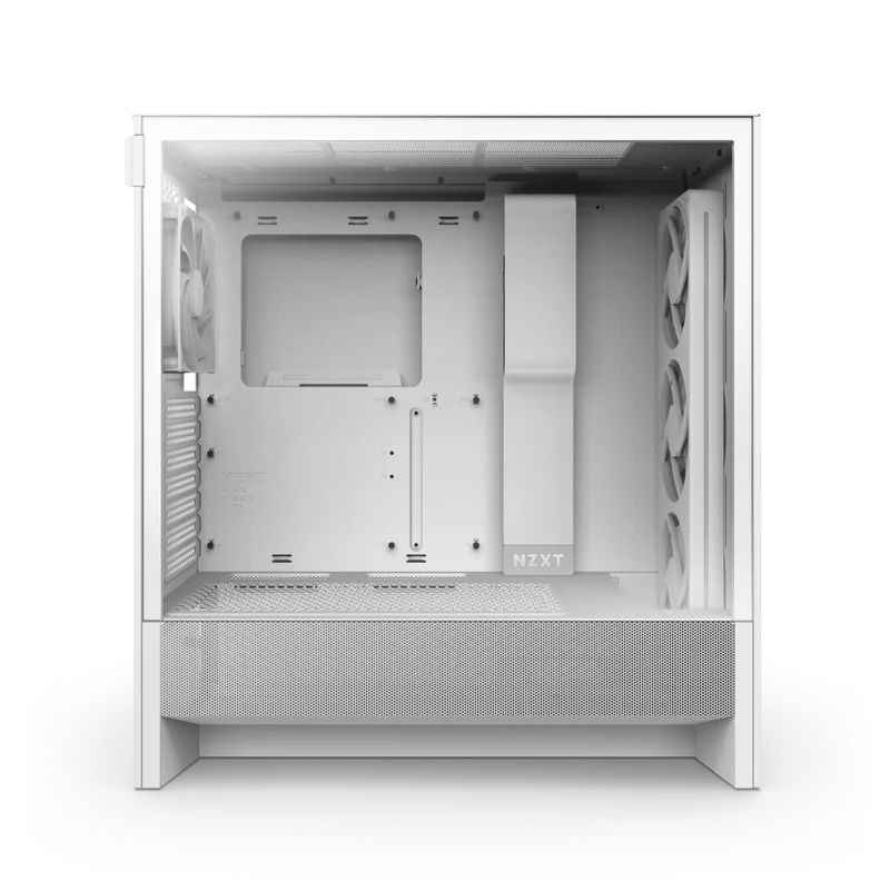 Gabinete NZXT H5 Flow RGB- ATX- Blanco