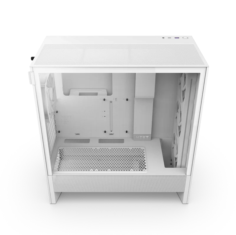 Gabinete NZXT H5 Flow RGB- ATX- Blanco