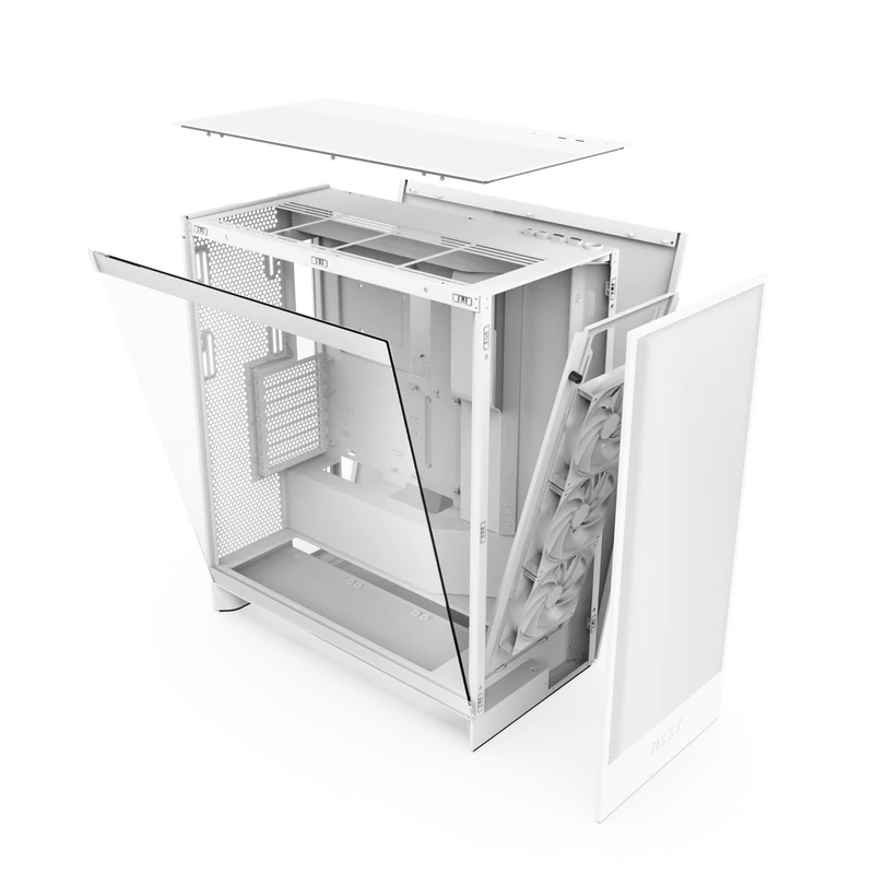 Gabinete NZXT H7 Flow- ATX- Blanco