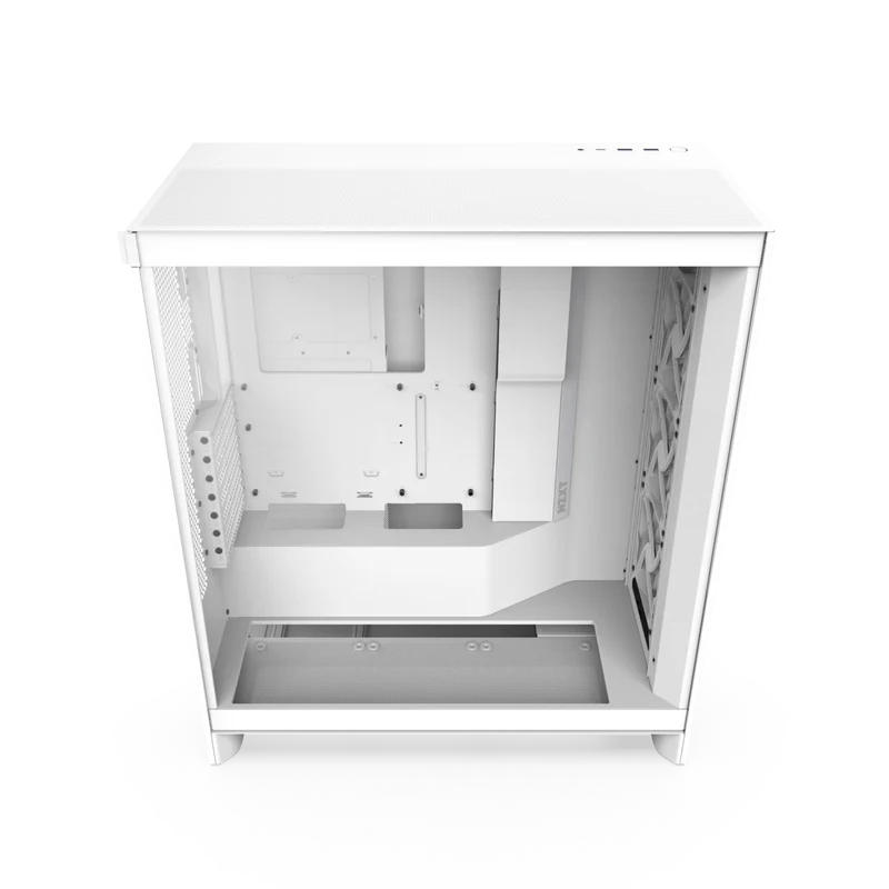 Gabinete NZXT H7 Flow RGB- ATX- Blanco