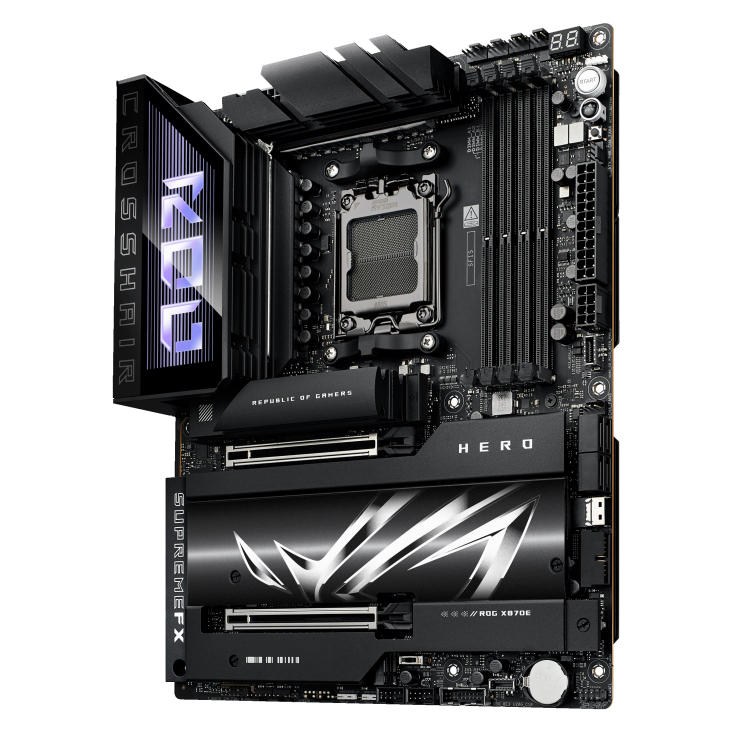 Tarjeta Madre ROG CROSSHAIR X870E HERO- S-AM5- ATX- Compatible con DDR5