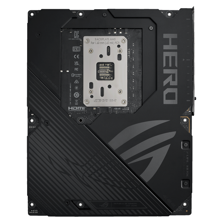 Tarjeta Madre ROG CROSSHAIR X870E HERO- S-AM5- ATX- Compatible con DDR5