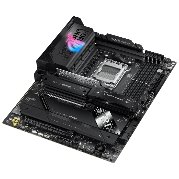Tarjeta Madre ASUS ROG STRIX X870E-E GAMING WIFI- S-AM5- ATX- Compatible con DDR5