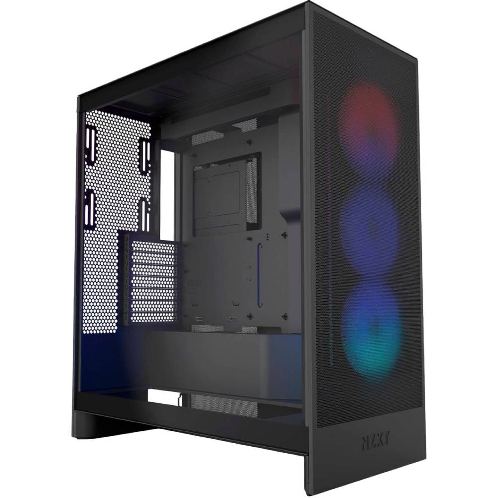 Gabinete NZXT H7 Flow RGB- ATX- Negro