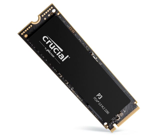 Unidad SSD M.2 Crucial P3 500GB PCIe 3.0