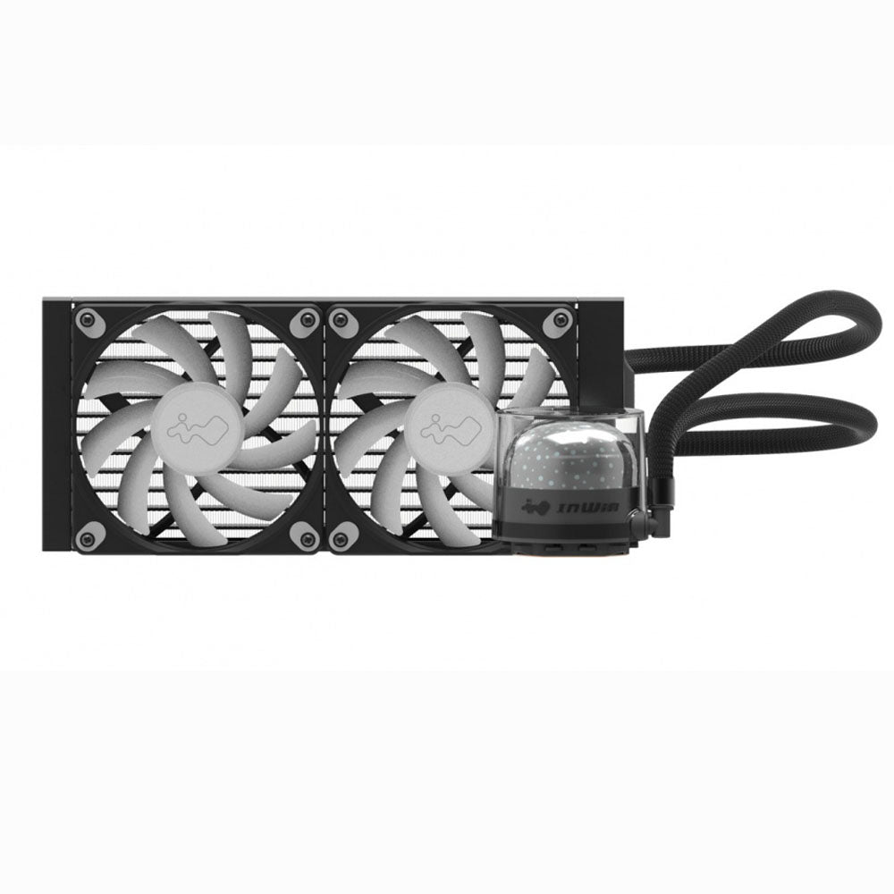 Enfriamiento Liquido AIO In Win NR24, 240mm, 2x 120mm, 400 - 1800RPM NEBULA